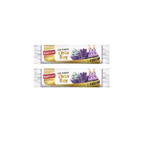 Koroplast 15'li 55x60 cm Lavanta Kokulu Orta Boy Çöp Torbası (3 adet)