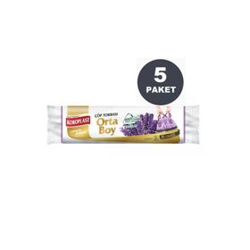 Koroplast 15'li 55x60 cm Lavanta Kokulu Orta Boy Çöp Torbası (3 adet)