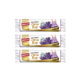 Koroplast 15'li 55x60 cm Lavanta Kokulu Orta Boy Çöp Torbası (3 adet)