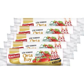 Koroplast 15'li 55x60 cm Lavanta Kokulu Orta Boy Çöp Torbası (3 adet)