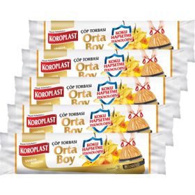 Koroplast 15'li Büzgülü Vanilyalı Orta Boy Çöp Poşeti (2 adet)