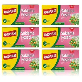 Koroplast 24x38 cm 120'li Orta Boy Saklama Poşeti (2 adet)