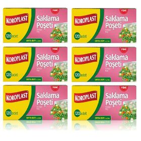 Koroplast 24x38 cm 120'li Orta Boy Saklama Poşeti (2 adet)