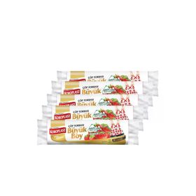 Koroplast 65x70 cm Ekstra Güçlü Çilek Büzgülü Büyük Boy Çöp Torbası (5 adet)
