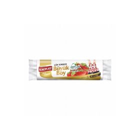 Koroplast 65x70 cm Ekstra Güçlü Çilek Büzgülü Büyük Boy Çöp Torbası