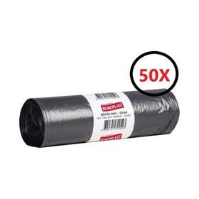 Koroplast Eko Endüstriyel Büyük Boy 65x80 cm Siyah 10'lu Paket Çöp Torbası