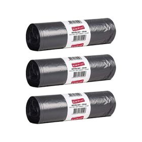 Koroplast Eko Endüstriyel Büyük Boy 65x80 cm Siyah 10'lu Paket Çöp Torbası