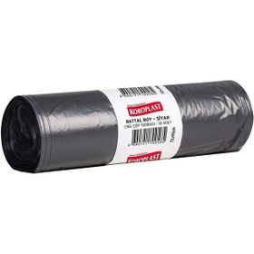 Koroplast Horeca Battal Boy 72x95 cm Siyah 10'lu Çöp Torbası