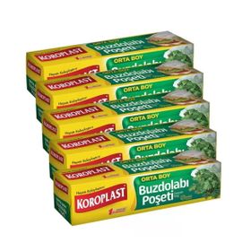 Koroplast Orta Boy 24x38 cm 20'li Buzdolabı Poşeti (2 adet)