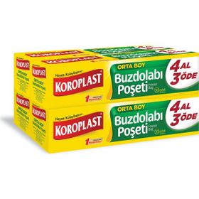 Koroplast Orta Boy 24x38 cm 20'li Buzdolabı Poşeti (2 adet)