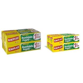 Koroplast Orta Boy 4 Al 3 Öde 4x20'li Buzdolabı Poşeti