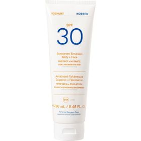 Korres Yoghurt Sunscreen SPF30+ 250 ml Yüz ve Vücut Güneş Kremi