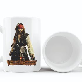 Korsan Baskılı Seramik Kupa Bardak