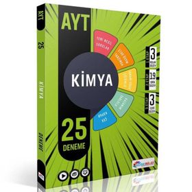Köşebilgi Yayınları AYT Kimya 25 Branş Denemesi