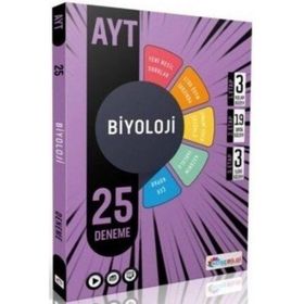 Köşebilgi Yayınları YKS AYT Video Çözümlü Biyoloji 25 Deneme
