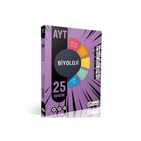 Köşebilgi Yayınları YKS AYT Video Çözümlü Biyoloji 25 Deneme
