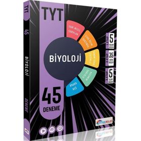 Köşebilgi Yayınları YKS TYT Video Çözümlü Biyoloji 45 Deneme
