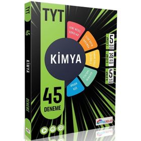 Köşebilgi Yayınları YKS TYT Video Çözümlü Kimya 45 Deneme Sınavı