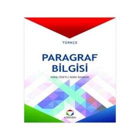 Köşegen Yayınları Türkçe Paragraf Bilgisi Konu Özetli Soru Bankası
