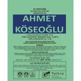 Köseoğlu 25 kg Mikronize Kükürt