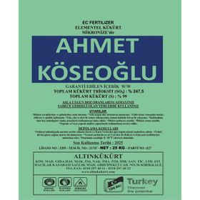 Köseoğlu 25 kg Mikronize Kükürt