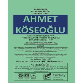 Köseoğlu 25 kg Mikronize Kükürt