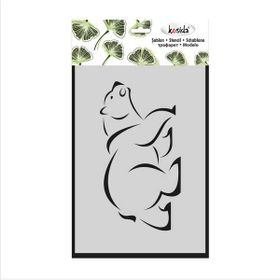 Kosida 15x20 cm Beyaz Ayı Stencil