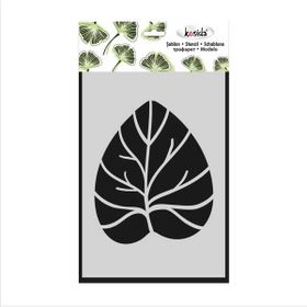 Kosida 15x20 cm İri Yaprak Stencil