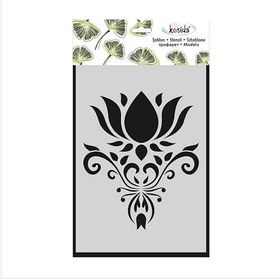 Kosida 15x20 cm Nilüferli Motif Stencil