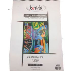 Kosida 20181 Paiting Drawing Block 35x50 cm 15 Sayfa Resim Defteri