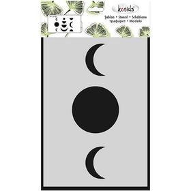 Kosida 20x30 cm Ay 3 Adet Stencil Set