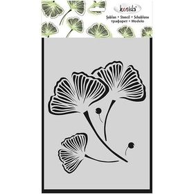 Kosida 20x30 cm Ginkgo Stencil