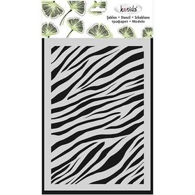 Kosida 20x30 cm Zebra Deseni Stencil