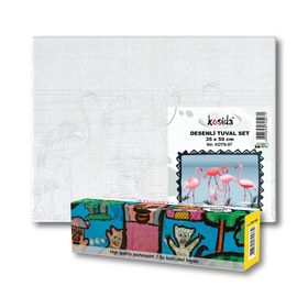 Kosida No:07 Desenli Tuval Set