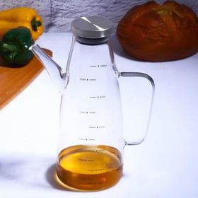 Kosova CAM-1266 1000 ml Borosilikat Cam Yağdanlık