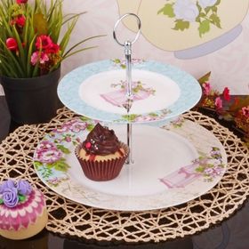 Kosova NWBH14 Bone China 2 Kat Kurabiyelik