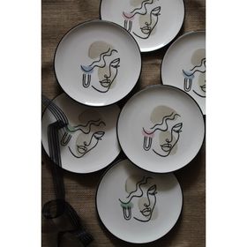 Kosova Women 21 cm 6'lı Pasta Tabağı