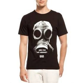 Köstebek Doctor Who Siyah Erkek T-Shirt