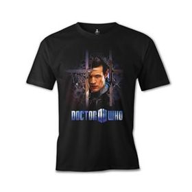 Köstebek Doctor Who Siyah Erkek T-Shirt