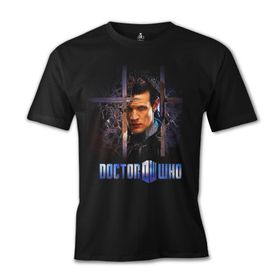 Köstebek Doctor Who Siyah Erkek T-Shirt