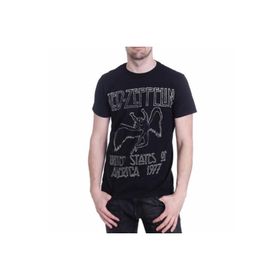 Köstebek Led Zeppelin Siyah Erkek T-Shirt