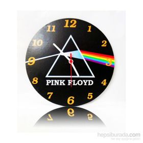 Köstebek Pink Floyd Dark Side Of The Moon Ahşap Duvar Saati