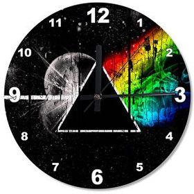 Köstebek Pink Floyd Dark Side Of The Moon Ahşap Duvar Saati