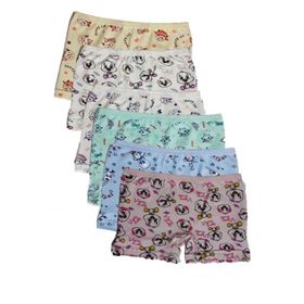 Kota 6'lı Kız Çocuk Pamuklu Likralı Baskılı Kız Çocuk Boxer