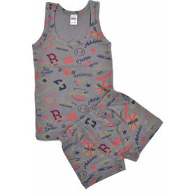 Kota Erkek Çocuk Beyzbol Baskılı Boxer Takımı