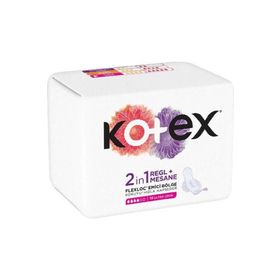 Kotex 12 Adet Ultra Uzun 2 in 1 Regl+mesane Pedi