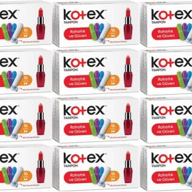 Kotex 16'lı 12 Adet Mini Tampon