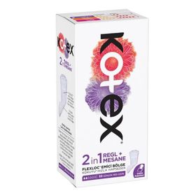Kotex 2 In 1 Regl Mesane 22'li Günlük Ped