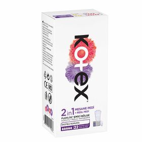 Kotex 2in1 Ekstra Uzun 22'li Günlük Ped