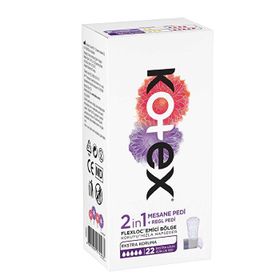 Kotex 2In1 Regl ve Mesane 4x 22'li Uzun Günlük Ped